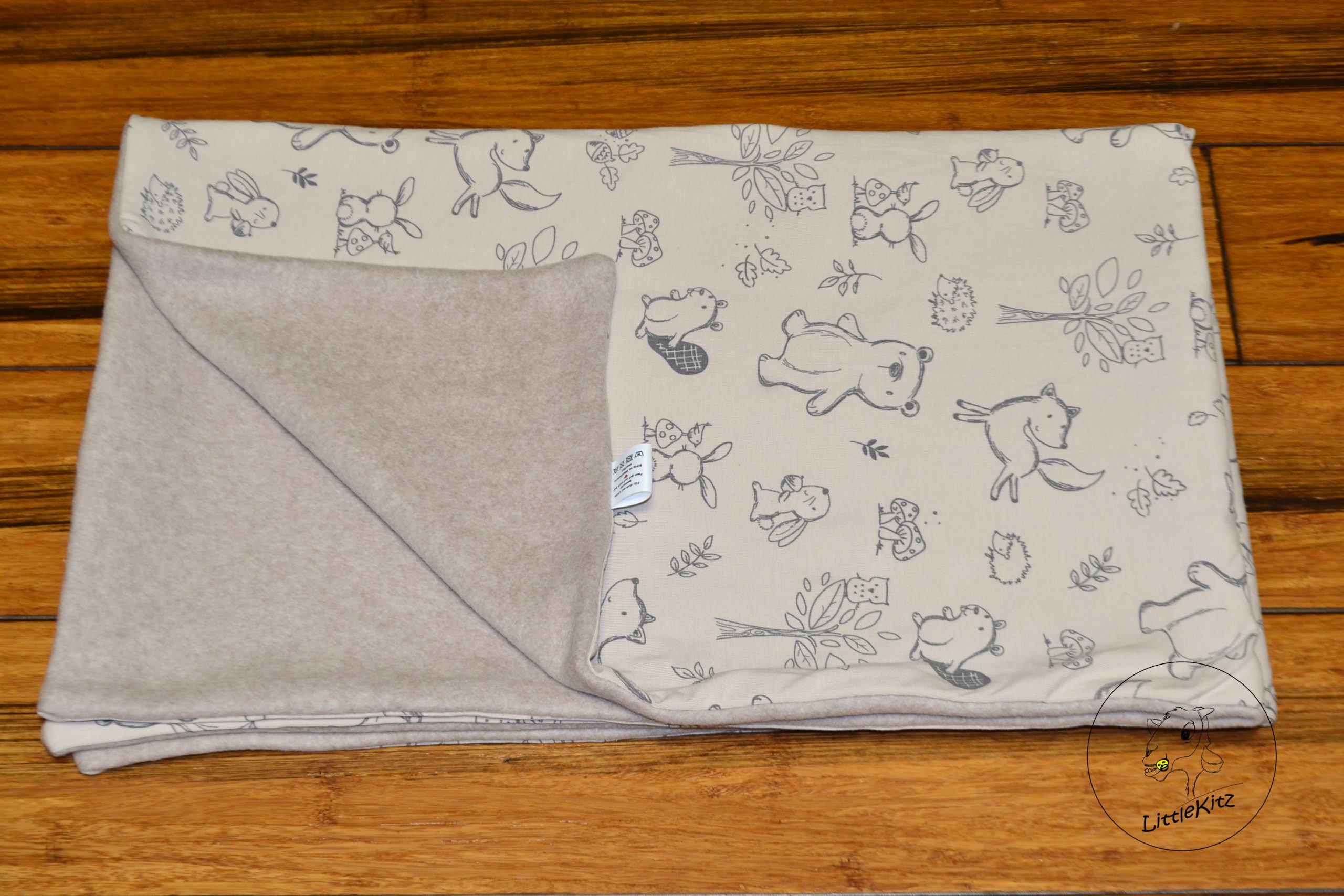 Babydecke Waldtiere